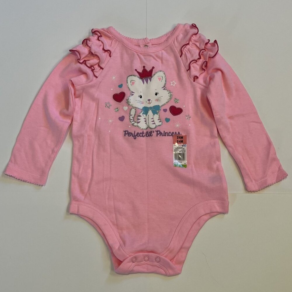 Girl Baby Toddler Long Sleeve Bodysuit 24M
